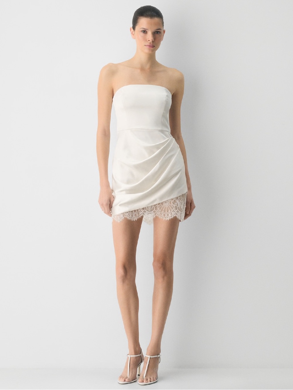Aritzia Showtime Satin Mini Dress